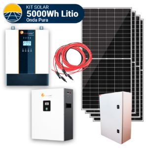 Kit Solar 5000Wh Litio