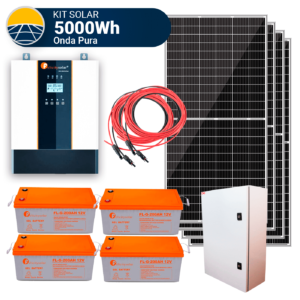 Kit Solar 5000Wh Onda Pura