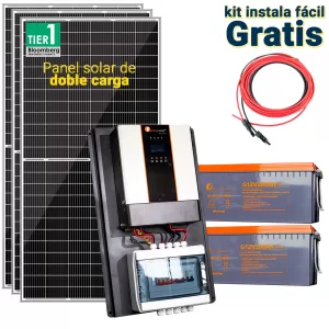 Kit 4000Wh día onda pura