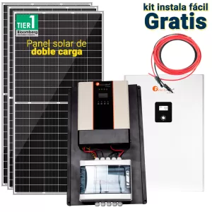Kit Solar 4000Wh día litio