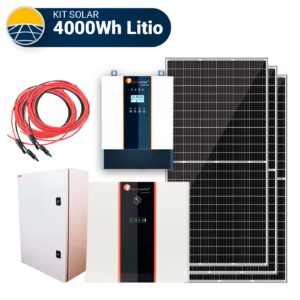 KIT SOLAR 4000WH DIA LITIO