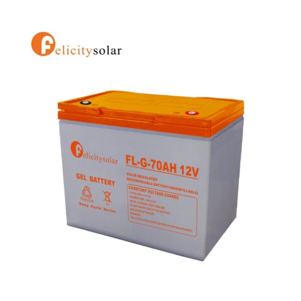 Batería solar Gel 12V 70Ah Felicity Solar