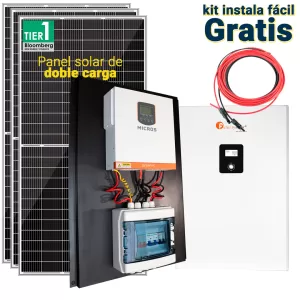 KIT SOLAR 3000WH DIA onda pura
