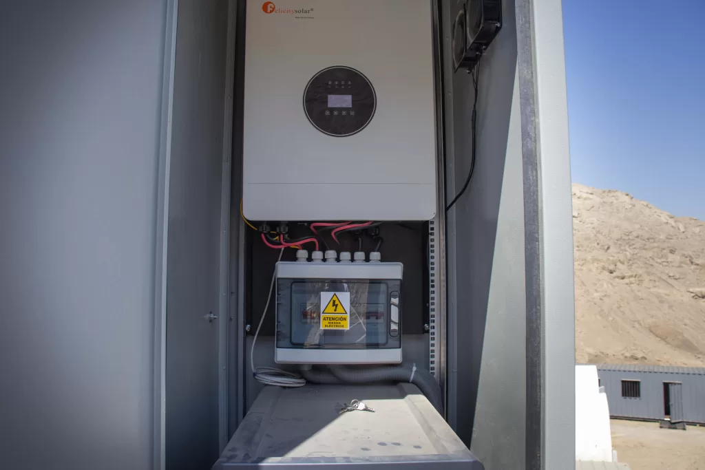 inversor felicity instalado en minera